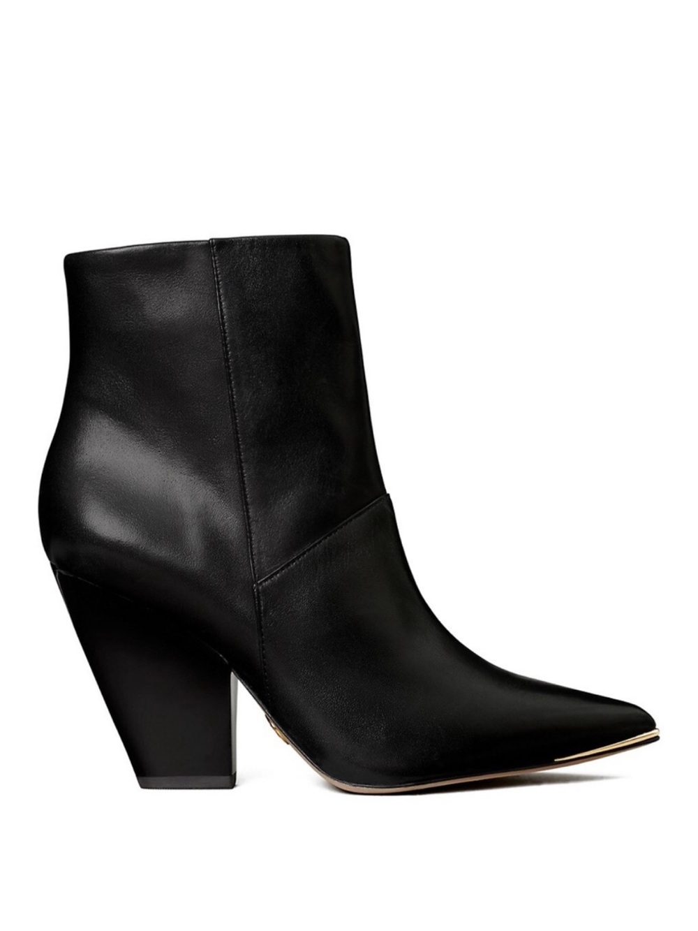 Tory Burch Lila black leather Booties in size 8.5